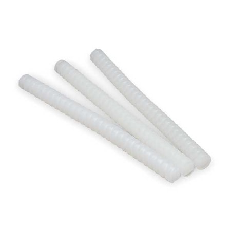 Hot Melt Adhesive, Clear, 5/8 In Diameter, 8 In Length, 40 Sec Begins To Harden