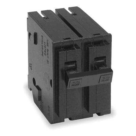 Miniature Circuit Breaker, 110 A, 120/240V AC, 2 Pole, Plug In Mounting Style, HOM Series