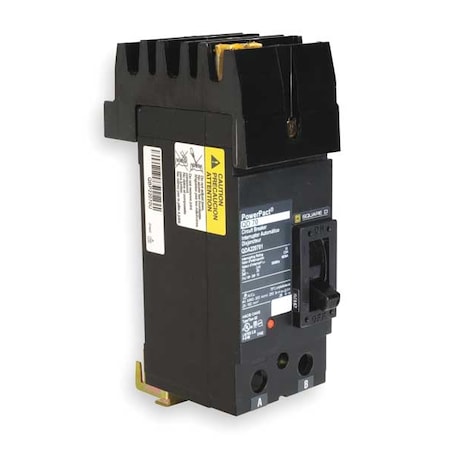 Molded Case Circuit Breaker, 200 A, 240V AC, 2 Pole, I-Line Mounting Style, QD Series