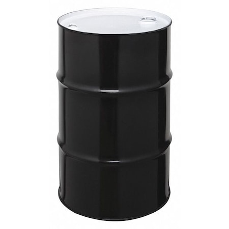 Closed Head Transport Drum, Steel, 30 Gal, Unlined, Black