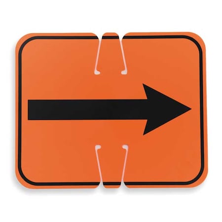 Traffic Cone Sign, 10 1/2 In H, 12 3/4 In W, 03-550-2WA