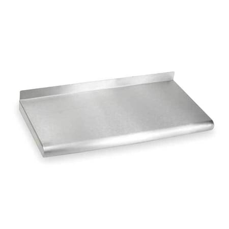 Stainless Steel Wall Shelf, 12D X 24W X 11-1/2H, Silver