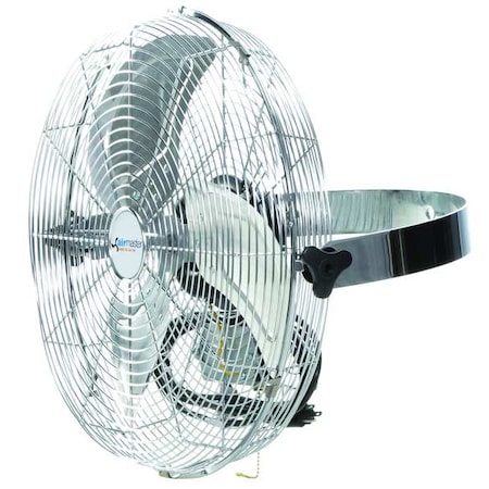 Light-Duty Industrial Fan 20 Non-Oscillating, 115VAC, 4387/5020/5950 CFM