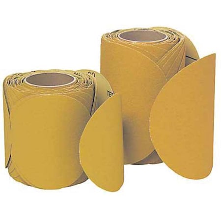 PSA Disc Roll,No Hole,6 In,80G,AlO,PK400
