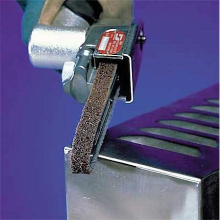 Sanding Belt, 3 In W, 10 11/16 In L, Non-Woven, Aluminum Oxide, Coarse, SC-BS, Brown