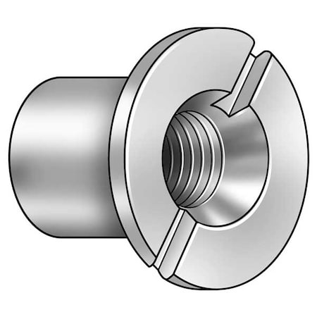 Barrel Bolt, #10-32, 1 In Brl Lg, 5/16 In Brl Dia, 18-8 Stainless Steel Plain, 5 PK