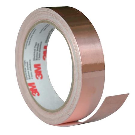 Foil Tape,3/8 In. X 18 Yd.,Copper,PK24