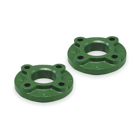 Flange,2 NPT,Cast Iron,PK2