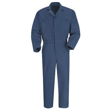 Coverall,Chest 52In.,Navy