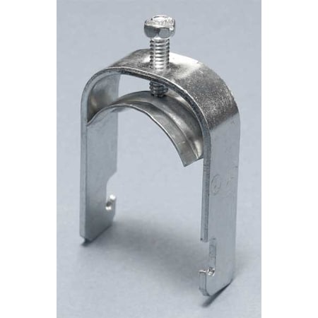 Conduit Clamp,3/8 In EMT,Silver