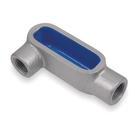 Conduit Outlet Body,Iron,LR,1-1/2 In.