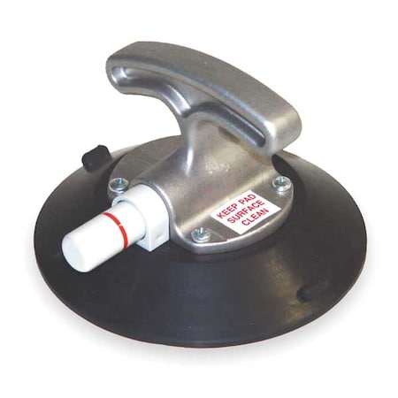 Suction Cup Lifter,6 In Dia,T-Handle