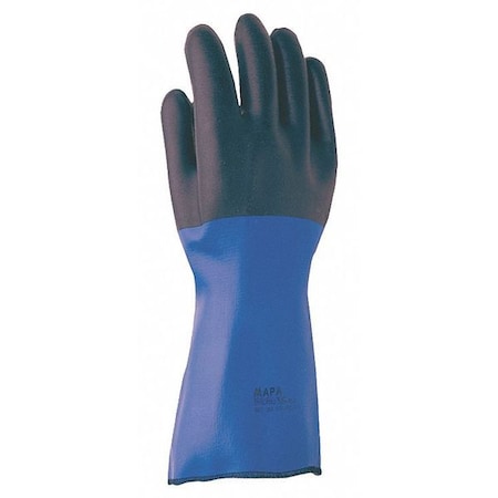 17 Chemical Resistant Gloves, Neoprene, 9, 1 PR