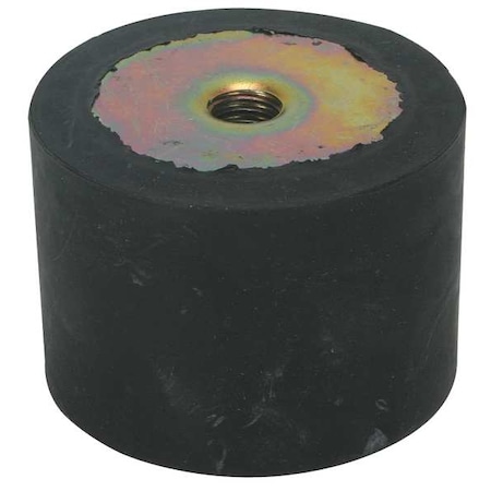 Vibration Isolator, 720 Lb Max, 1/2-13, Type: Female Threads Both Ends