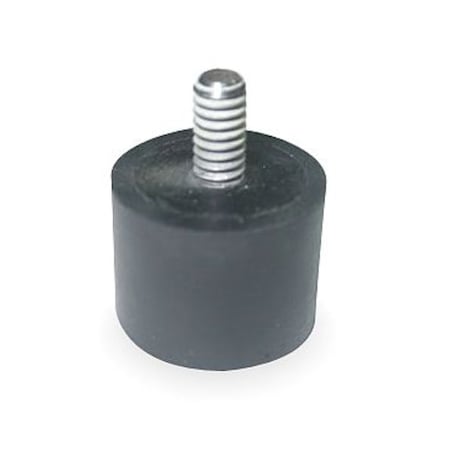 Vibration Isolator, 75 Lb Max, 1/4-20, Height: 1/2 In