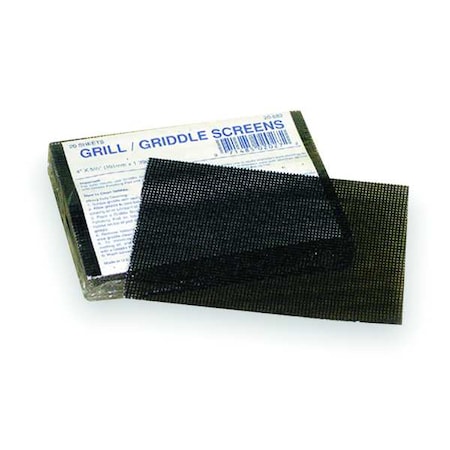 Scouring Pad,5-1/2L,Nylon,Black,PK20