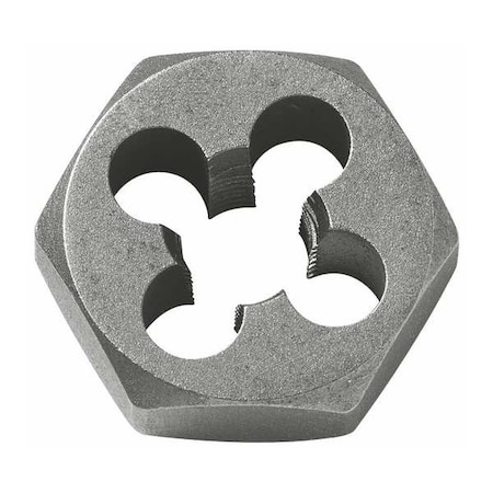 Hexagon Die,Carbon Steel,RH,5/16-18,NC