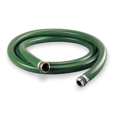 Water Hose,4 ID X 10 Ft.,Green