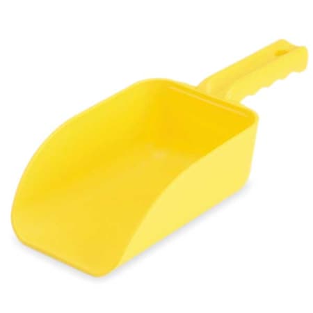 Small Hand Scoop,Poly,32 Oz,Yellow