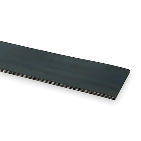 Conveyor Belt,Blk Rubber,100 Ft X 6 In