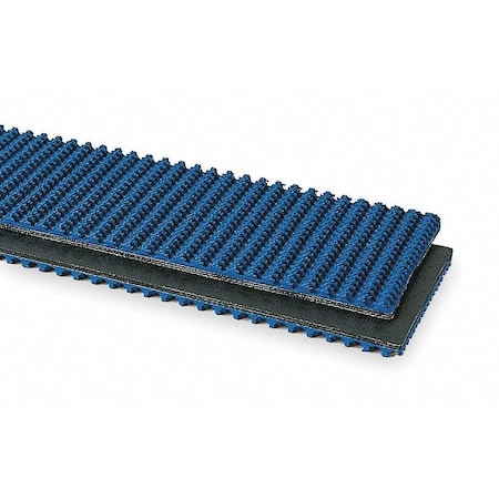 Conveyor Belt,Blue Nitrile,100 Ft X 4 In