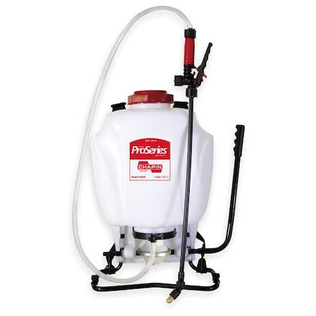 4 Gal. ProSeries Diaphragm Pump Sprayer, Polyethylene Tank, Cone, Fan Spray Pattern