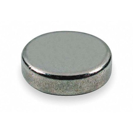 Disc Magnet,Neodymium,10.9 Lb. Pull