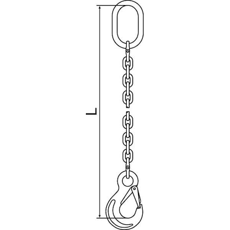 Chain Sling,G63,SOS,Stnless Stl,10 Ft L