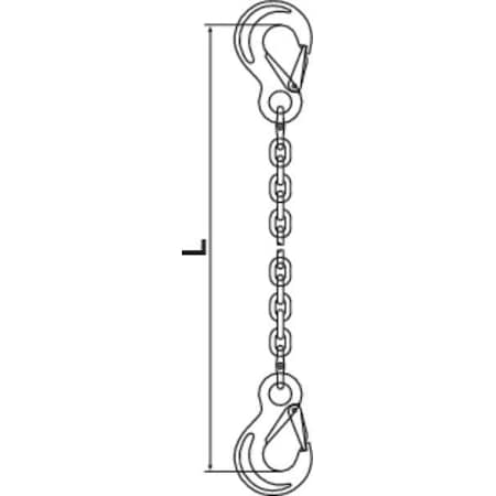 Chain Sling,G63,SSS,Stnless Stl,10 Ft L