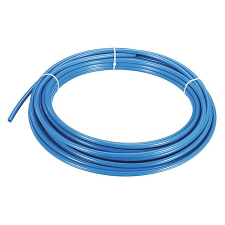 Tubing,1/4 OD,Nylon,Blue,50 Ft