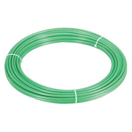 Tubing,1/4 OD,Nylon,Green,100 Ft