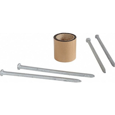 Asphalt Mounting Kit, Rubber, Steel, Gray