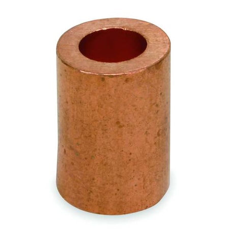 Wire Rope Stop Sleeve,1/16In,Copper,PK50