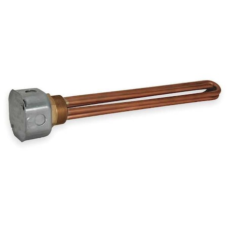 Screw Plug Immersion Heater,9-1/4 In. D