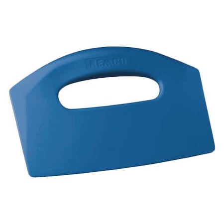 Bench Scraper,Poly,Blue,8 1/2 X 5 In