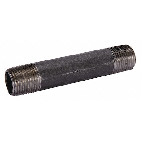 1-1/4 X 1-5/8 Black Pipe Nipple Sch 40 PK25