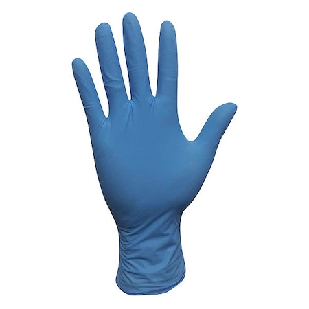 Disposable Gloves, Nitrile, Powder-Free, 5 Mil, Blue, Large (Size 9), 100 Pack