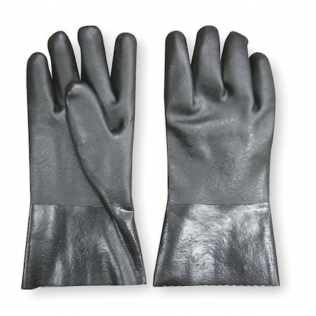 12 Chemical Resistant Gloves, PVC, M, 1 PR