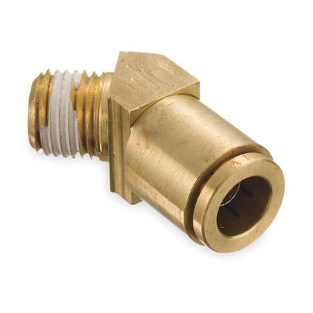 Male Connector,45 Deg,3/8 In Tube Sz