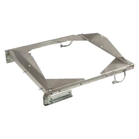 Hinge Kit,42inWx42inL,Galvanized Steel