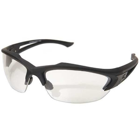 Safety Glasses, Wraparound Clear Polycarbonate Lens, Anti-Fog, Scratch-Resistant