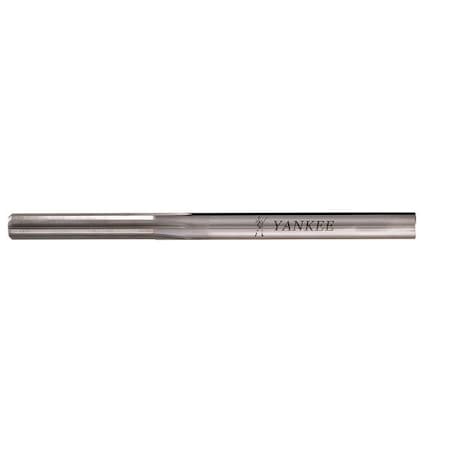 Chucking Reamer,0.4365 In.,6 Flute,HSS