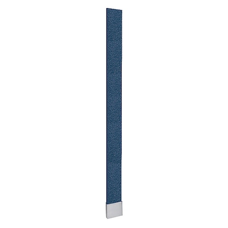 82 X 18 OHB Toilet Partition Pilaster, Polymer, Blue