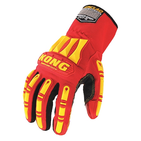 Cut Resistant Impact Coated Gloves, A5 Cut Level, Silicone, XL, 1 PR