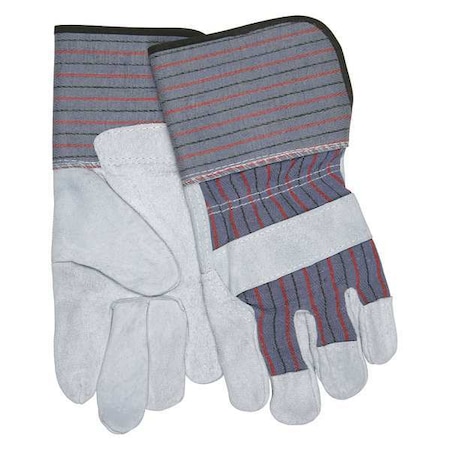 Leather Palm Gloves,Cowhide,L,PR
