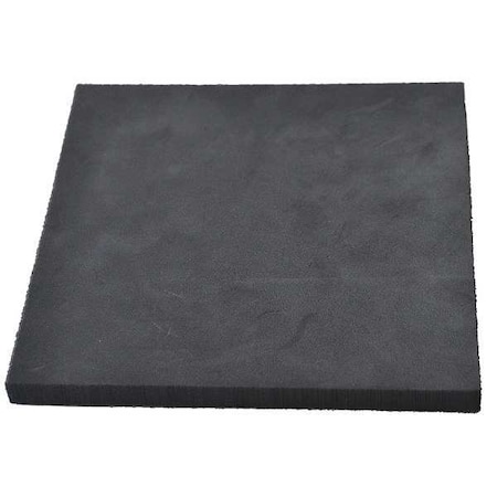 Foam Sheet, Crosslink, 48 In W, 48 In L, 3/8 In Thick, Black