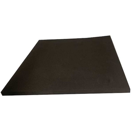 Foam Sheet, Crosslink, 48 In W, 96 In L, 3/8 In Thick, Black