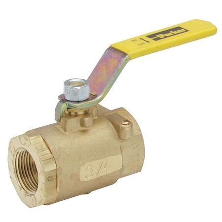 1/4 FNPT Brass Ball Valve Inline