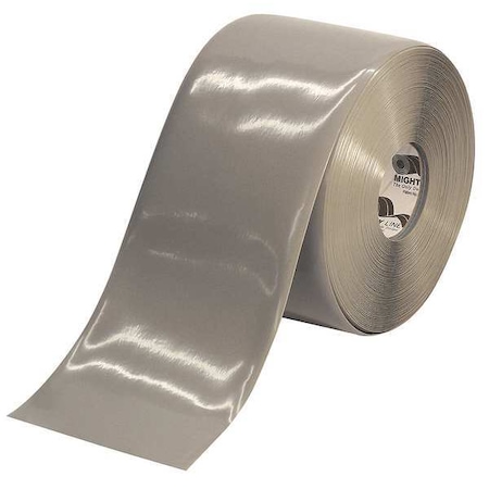 Industrial Floor Tape,Roll,Gray,Vinyl