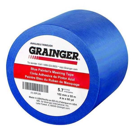 Painters Masking Tape,60 Yd.x4 In,Blue